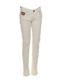 Pantalon slim elasticitate mărime normală galben LA MARTINA femme