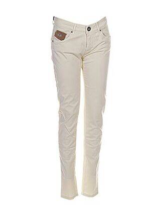 Pantalon slim galben LA MARTINA femeie
