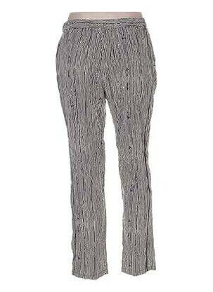 Pantalon 7/8 talie înaltă talie înaltă bej LA MARTINA femeie