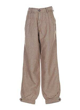 Pantalon trei sferturi bej LA MARTINA femeie