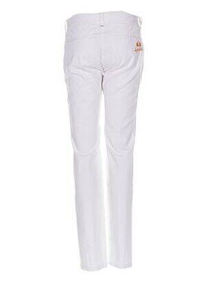 Pantalon 7/8 elasticitate talie joasă alb LA MARTINA femeie
