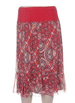 Fustă midi roșu PAUPORTÉ femeie