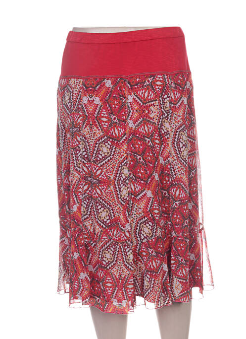 Fustă midi roșu PAUPORTÉ femeie