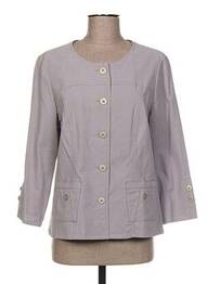 Jachete casual guler rotund gri WEINBERG femme