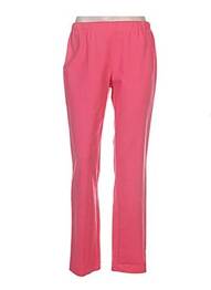 Pantalon drept talie elastică roz WEINBERG femme