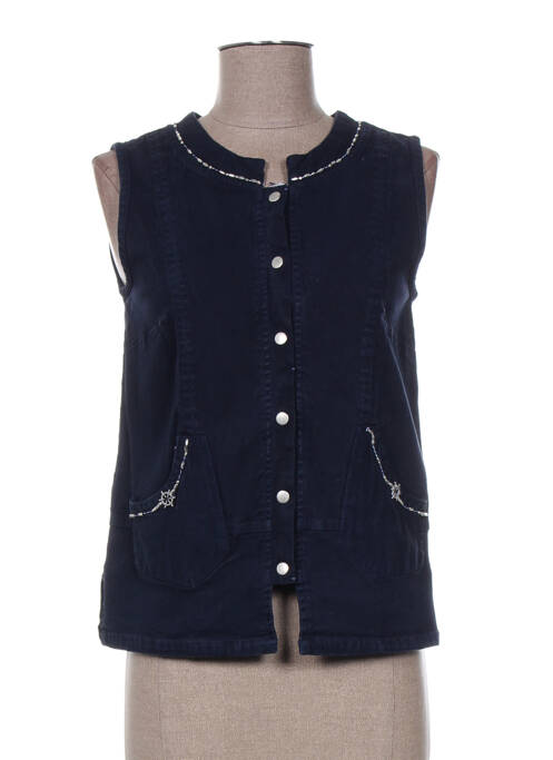 Vestă fără mâneci albastru JAC JAC femeie