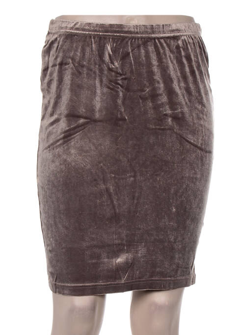 Fustă midi bej DIAPOSITIVE femeie