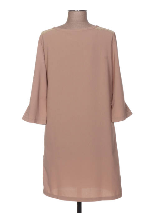 Rochie scurtă bej ZEPELINE femeie