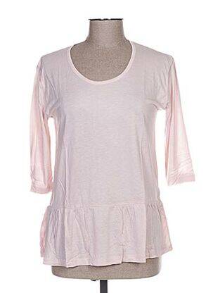 Tricou mâneci 3/4 mâneci 3/4 roz CLO&SE femeie