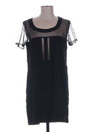 Tunică mâneci scurte croială cambrată negru CLO&SE femme