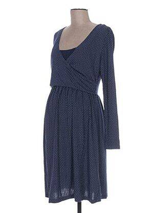 Rochie de maternitate țesătură jersey albastru COLLINE femeie