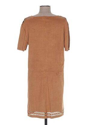 Rochie de maternitate guler rotund maro COLLINE femeie