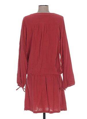Rochie de maternitate guler rotund roșu COLLINE femeie