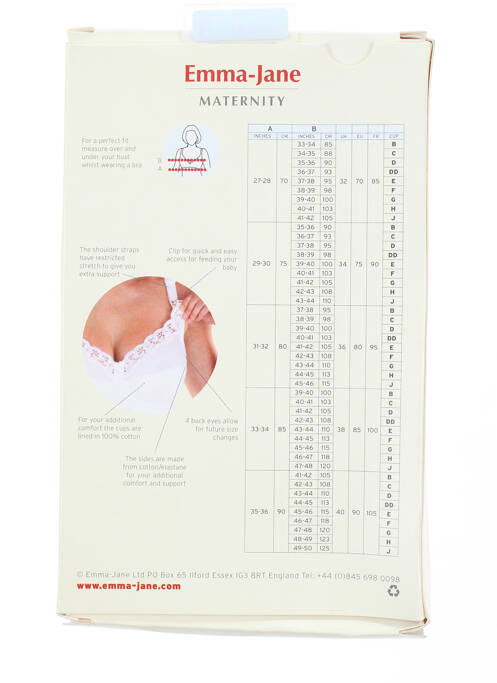 Lenjerie maternitate alb EMMA JANE femeie