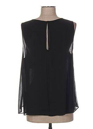 Top croială fluidă fără mâneci negru SO ESSENTIAL femeie