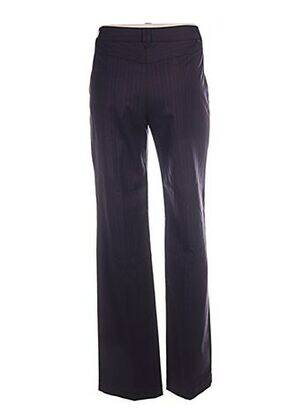 Pantalon drept talie cu cleme talie înaltă violet BILL TORNADE femeie