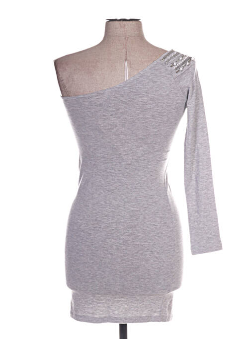 Tunică mâneci lungi gri FREE FOR HUMANITY femeie