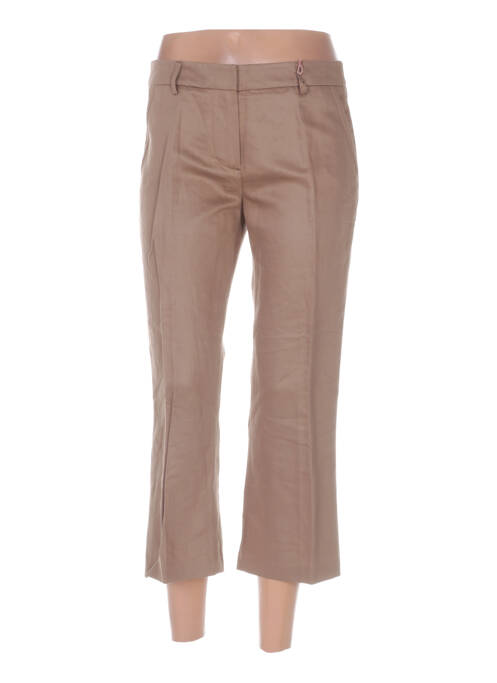 Pantalon trei sferturi maro LOLA femeie