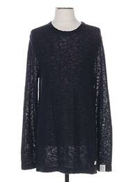 Pulover guler rotund mâneci lungi albastru SCOTCH & SODA bărbat