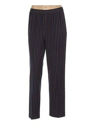 Pantalon drept talie elastică albastru NICE THINGS femeie