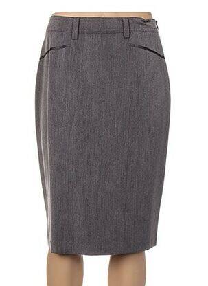 Fustă midi gri JEAN DELFIN femeie