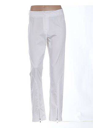 Pantalon slim alb JEAN DELFIN femeie