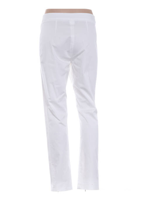 Pantalon slim alb JEAN DELFIN femeie