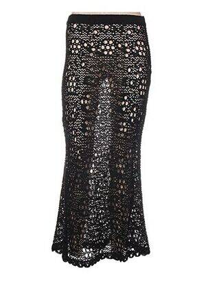 Fustă lungă negru JACQUELINE COQ femeie