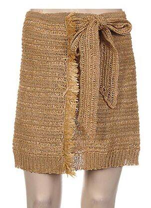 Fustă scurtă bej JACQUELINE COQ femeie