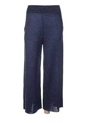 Pantalon buzunare albastru JACQUELINE COQ femeie
