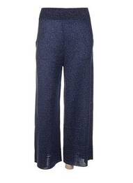 Pantalon buzunare albastru JACQUELINE COQ femeie
