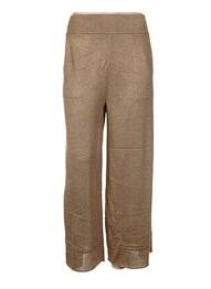 Pantalon buzunare bej JACQUELINE COQ femeie