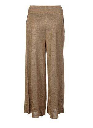 Pantalon buzunare bej JACQUELINE COQ femeie