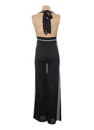 Salopetă-pantalon buzunare negru JACQUELINE COQ femeie
