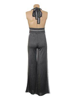 Salopetă-pantalon buzunare gri JACQUELINE COQ femeie