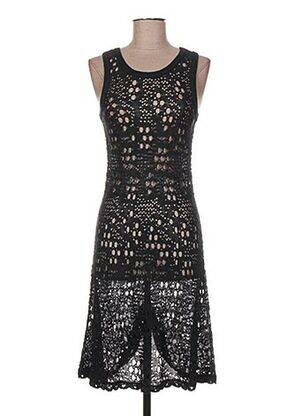 Rochie midi fără mâneci fără mâneci negru JACQUELINE COQ femeie