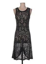Rochie midi fără mâneci fără mâneci negru JACQUELINE COQ femeie