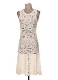 Rochie midi fără mâneci fără mâneci alb JACQUELINE COQ femeie