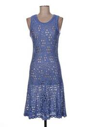 Rochie midi fără mâneci fără mâneci albastru JACQUELINE COQ femeie