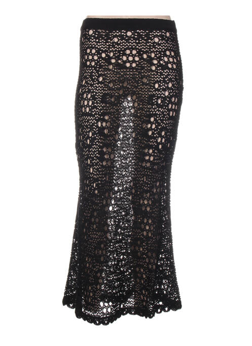 Fustă lungă negru JACQUELINE COQ femeie