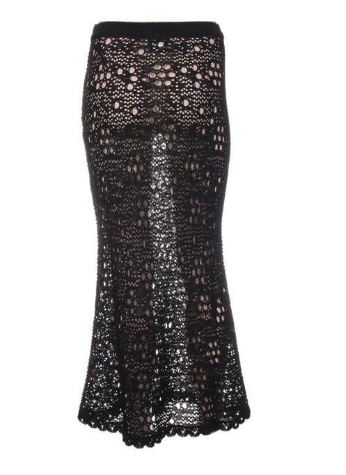 Fustă lungă negru JACQUELINE COQ femeie