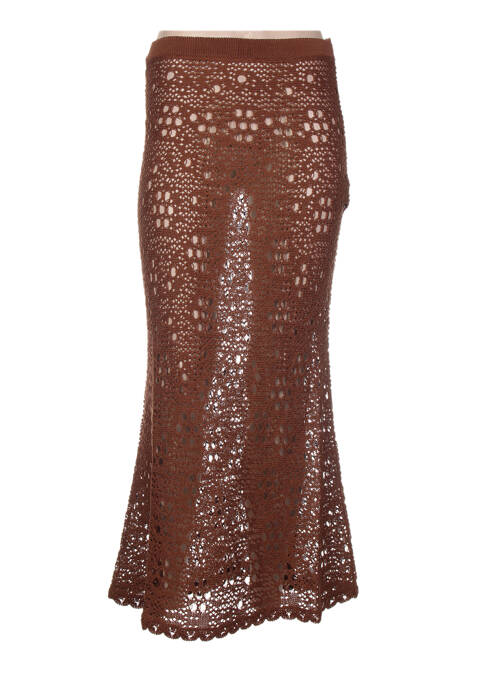 Fustă lungă maro JACQUELINE COQ femeie