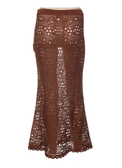 Fustă lungă maro JACQUELINE COQ femeie