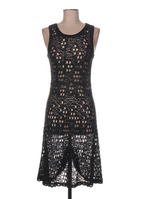 Rochie midi negru JACQUELINE COQ femeie