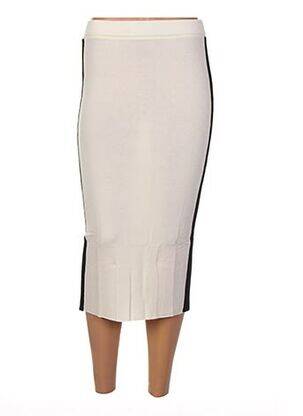 Fustă midi bej JACQUELINE COQ femeie