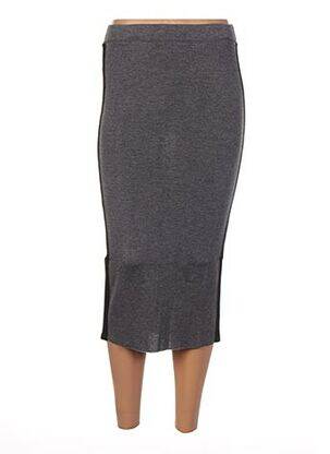 Fustă midi gri JACQUELINE COQ femeie