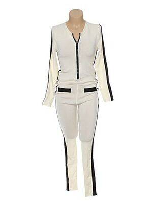 Salopetă-pantalon bej JACQUELINE COQ femeie