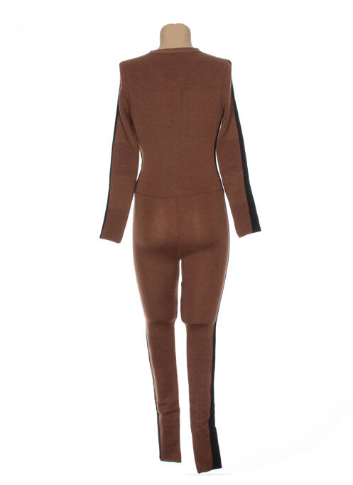 Salopetă-pantalon maro JACQUELINE COQ femeie