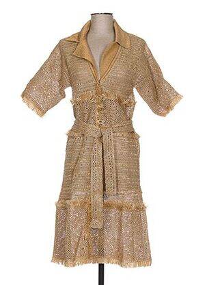 Vestă cu mâneci scurte maro JACQUELINE COQ femeie