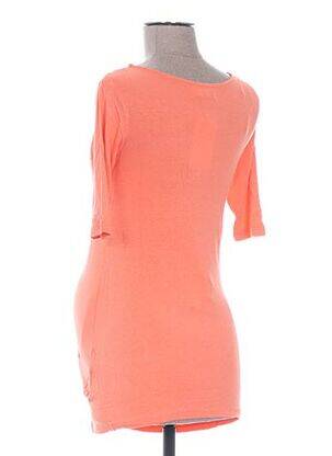 Tricou / top maternitate guler rotund portocalie COLLINE femeie